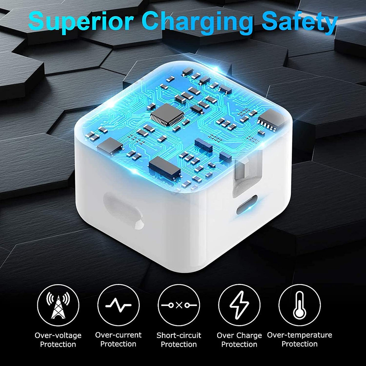 USB-C Charger & 2m USB-C to Lightning Cable USB-C Charger & 2m USB-C to Lightning Cable
