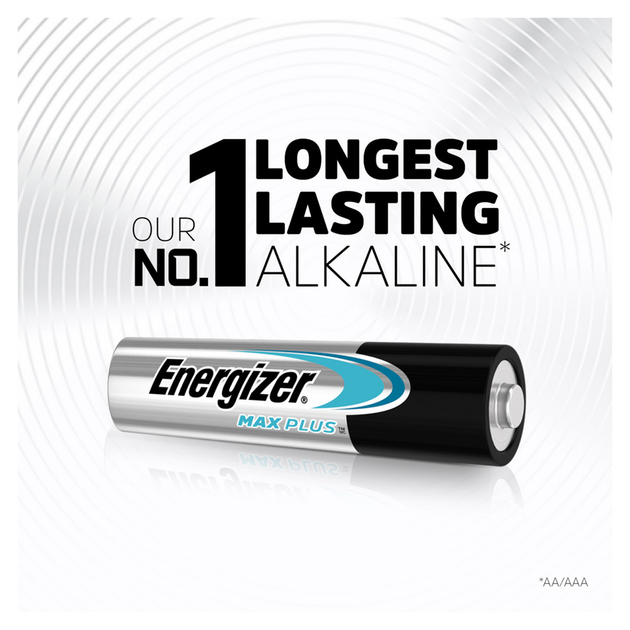 Energizer AA Max Plus Alkaline Batteries - Pack of 40
