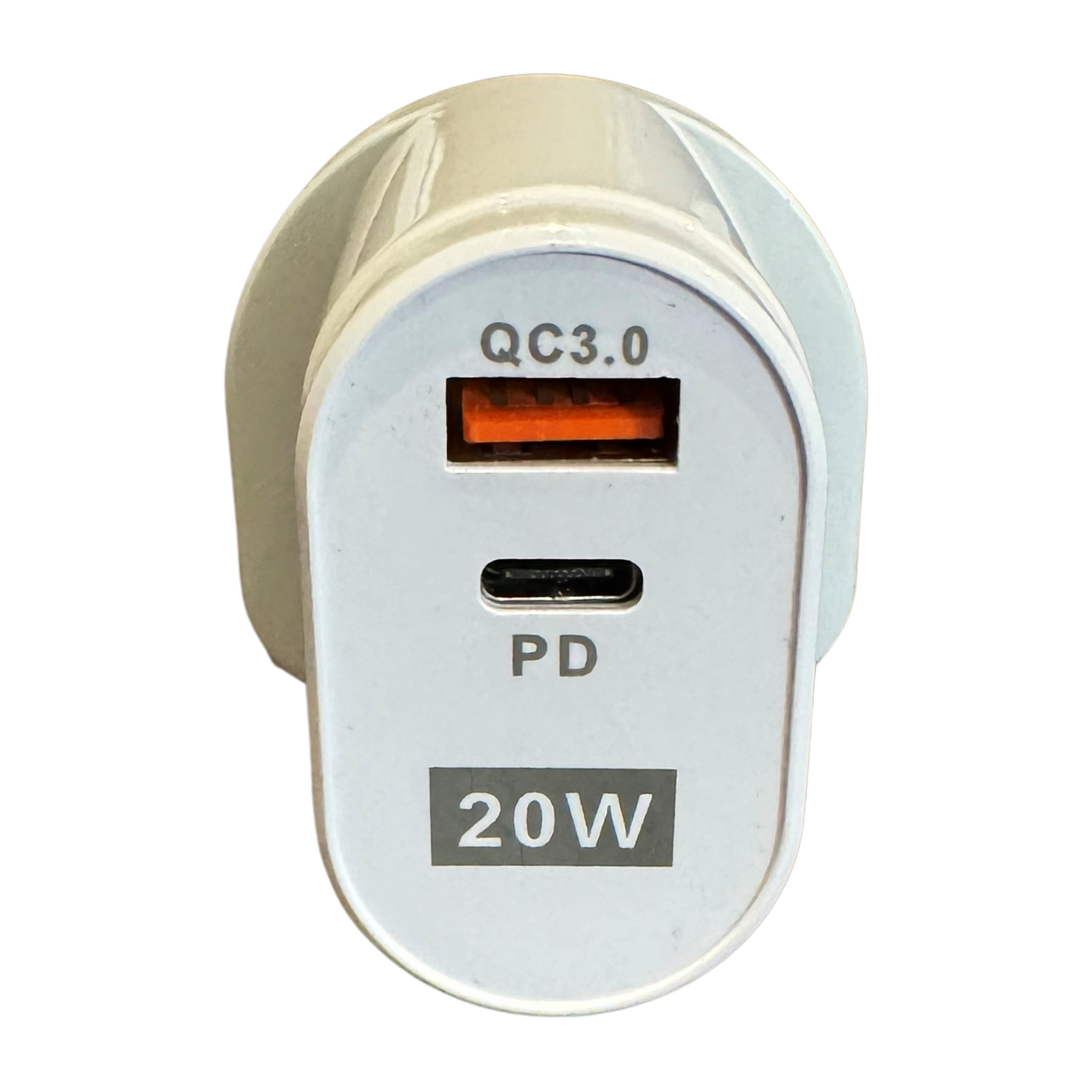 Phone Pro PD 20W USB-C Charger & Fast Charge QC 3.0 USB-A Wall Charger