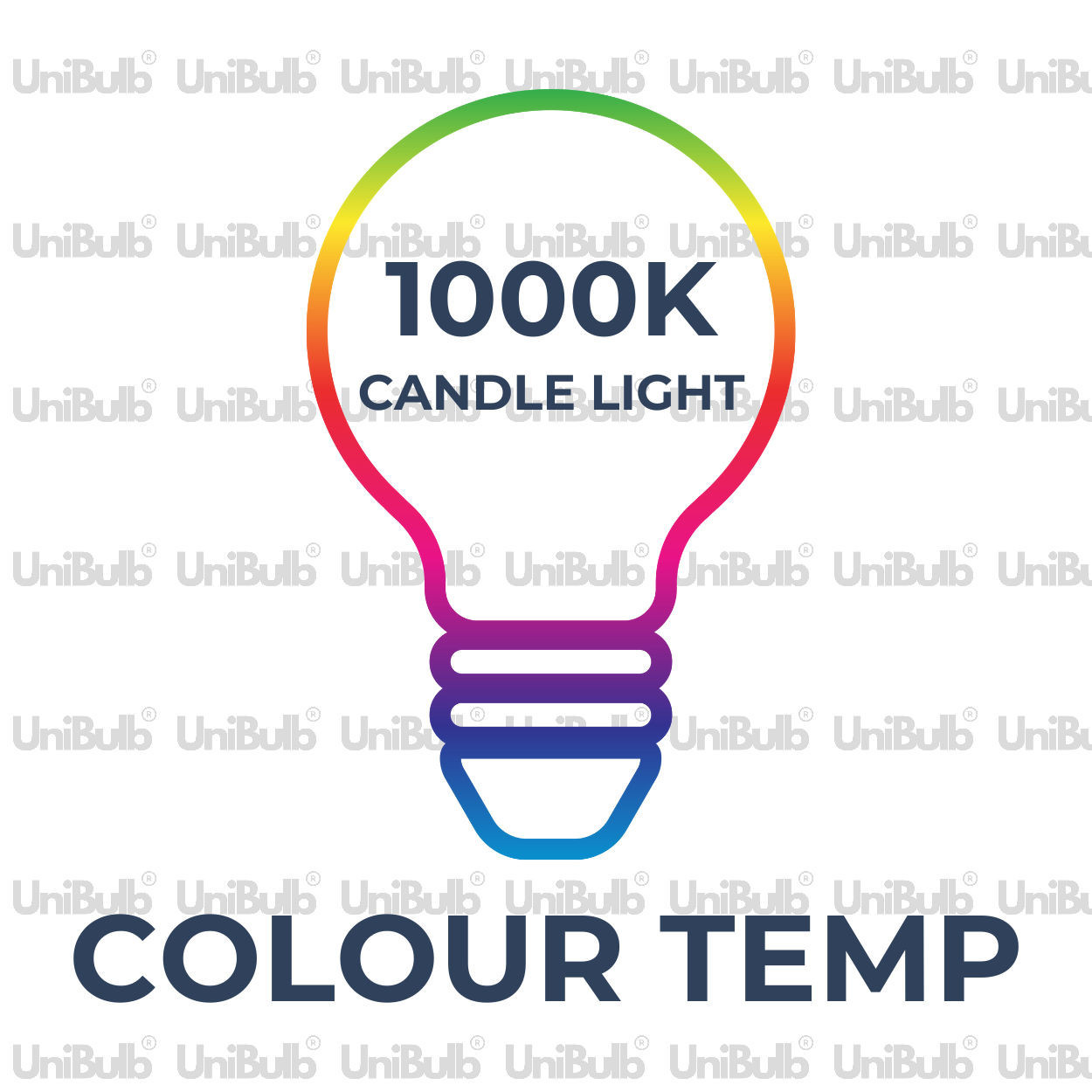 UniBulb B22 Fireglow Red Bulb 390lm 40W - Pack of 1