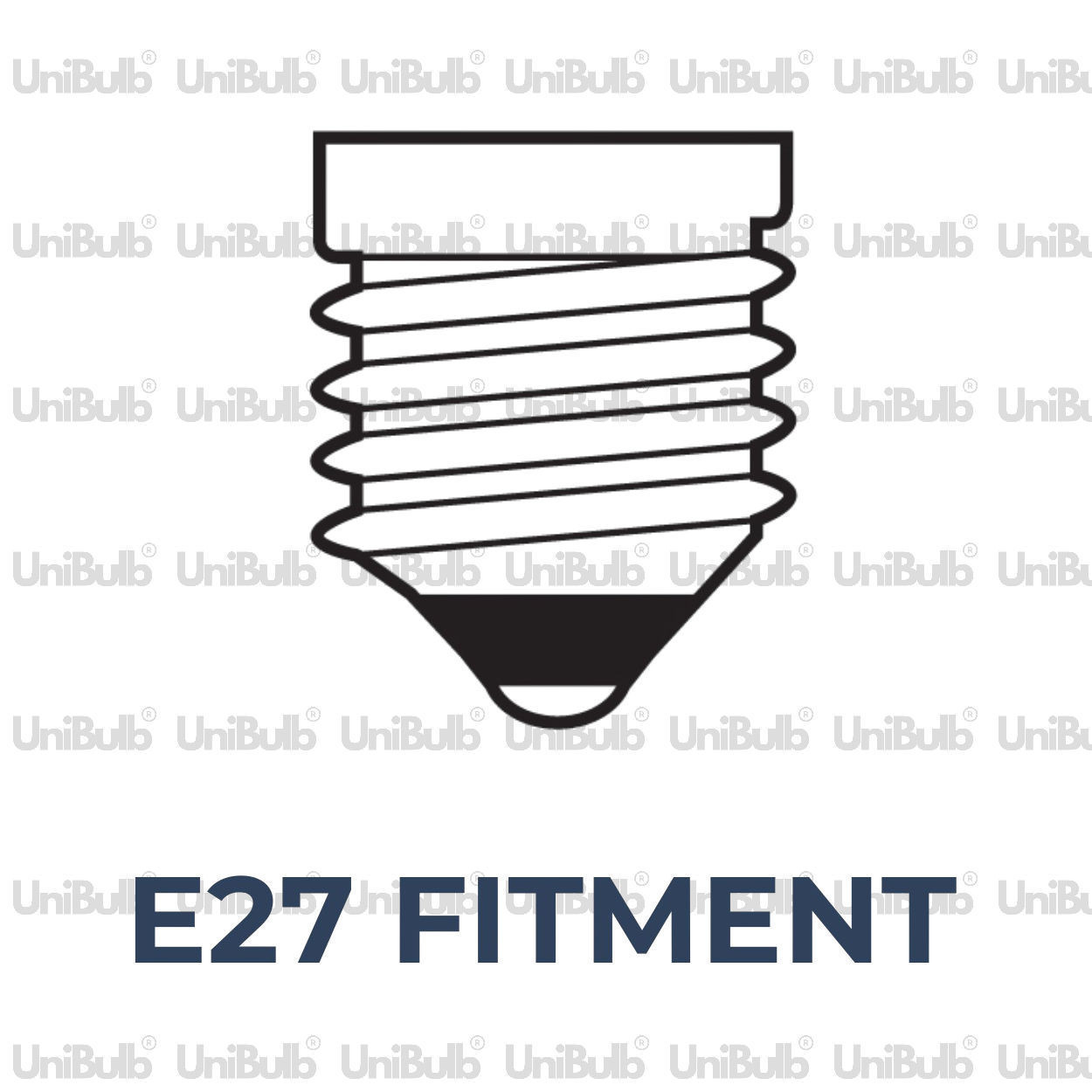 UniBulb LED GLS E27 470lm 4.2W 2700K (Warm White) Light Bulb