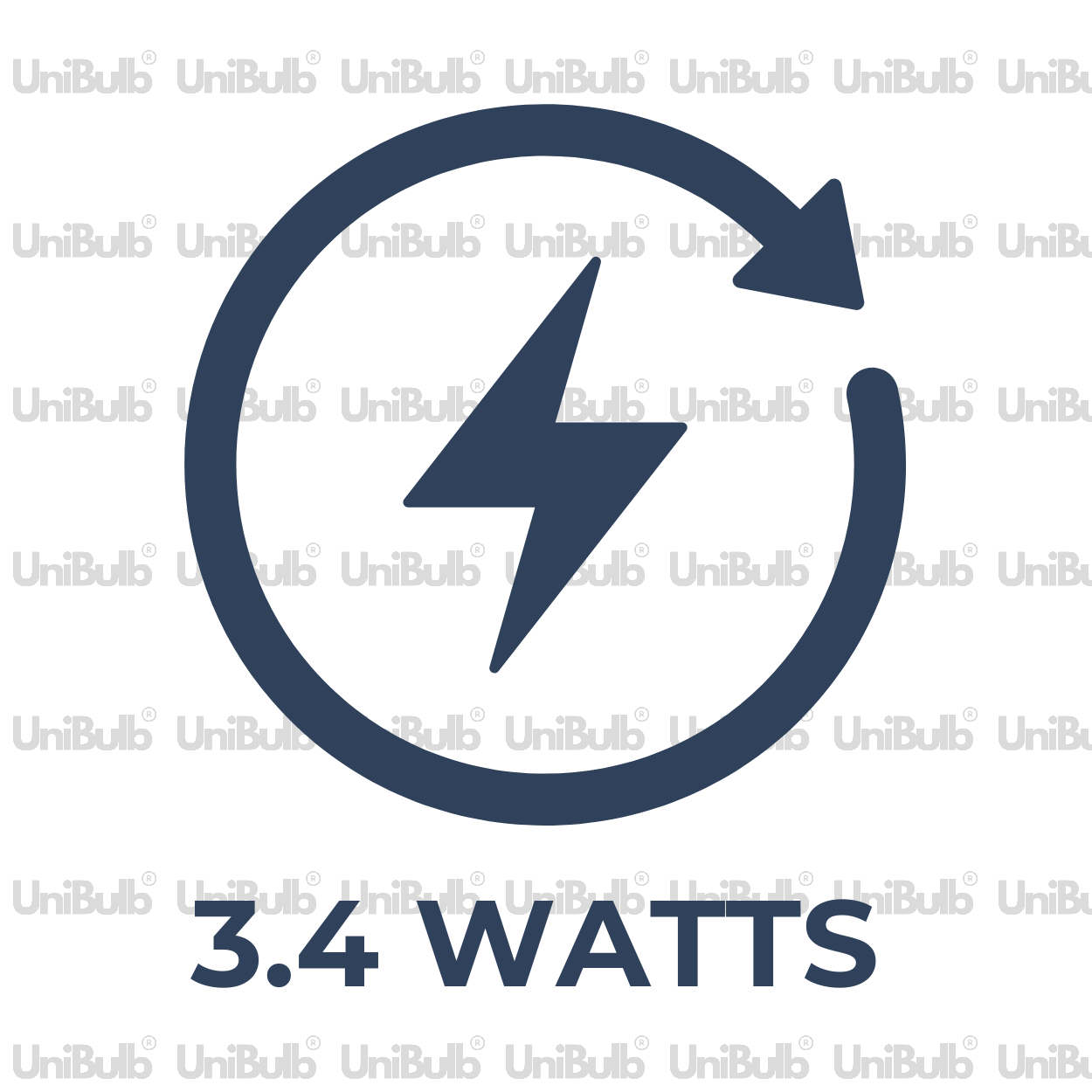 UniBulb LED MR16 GU5.3 345lm 3.4W 4000K (Cool White) Light Bulb - Pack of 1