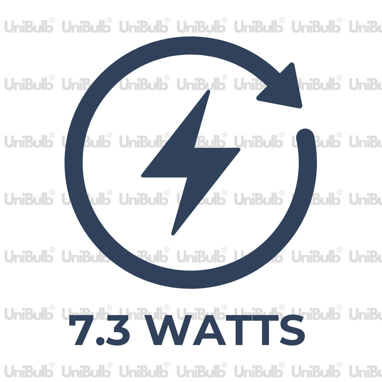 UniBulb LED GLS B22 806lm 7.3W 6500K (Daylight) Light Bulb - Pack of 4 bulb