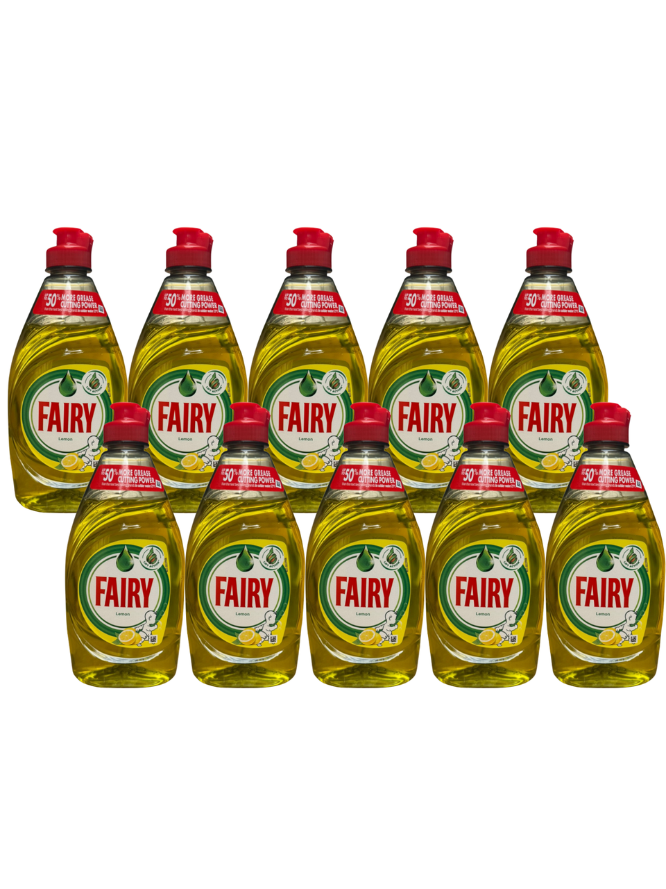 10x Fairy Lemon Washing Up Liquid 320ml