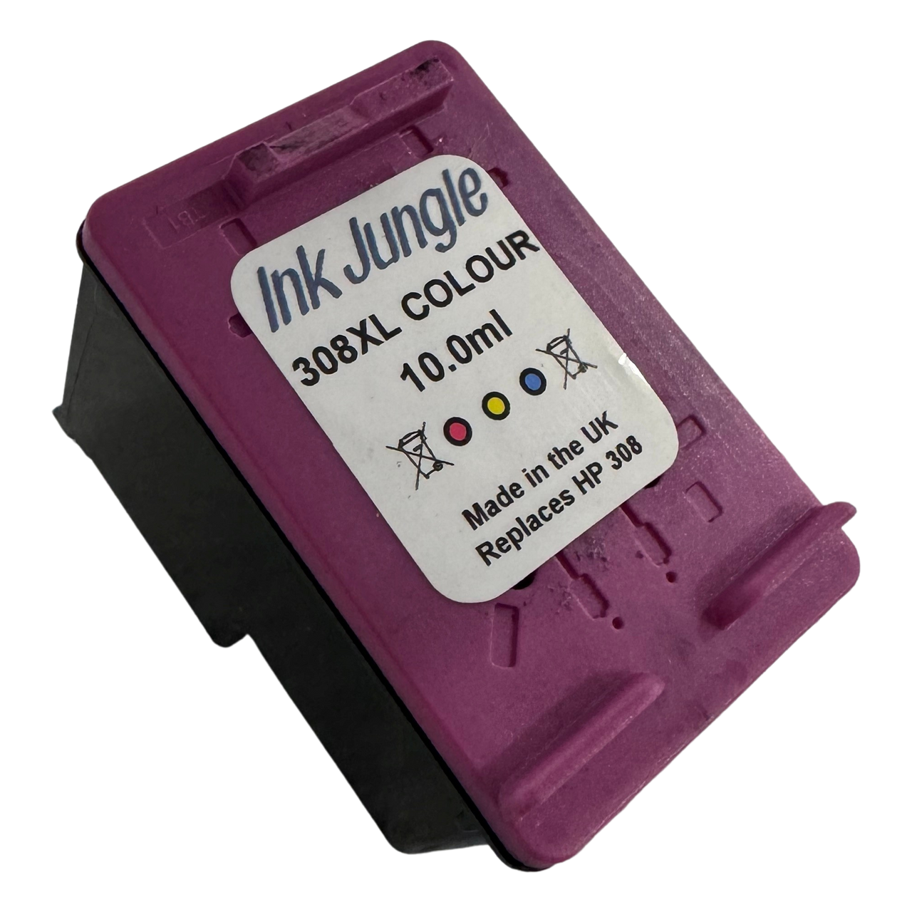 HP 308XL 308e Colour Refilled Ink Cartridge