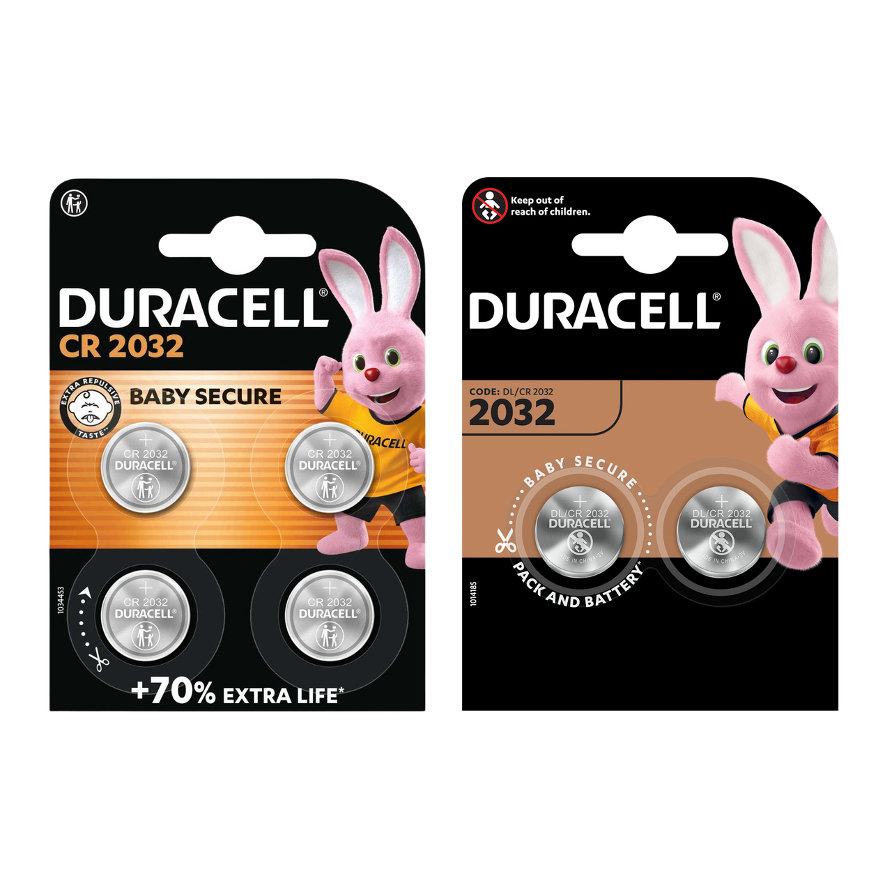 Duracell CR2032 Lithium Batteries - Pack of 6