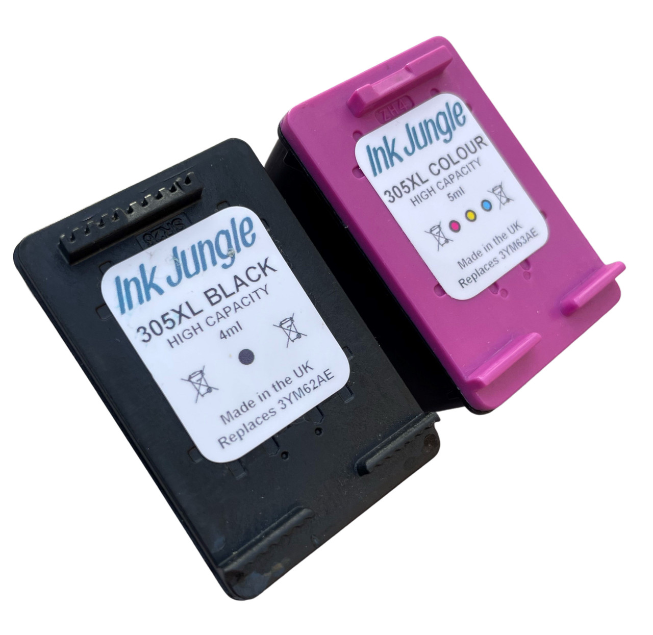 Refilled HP 305XL Black \u0026 Colour Ink 
