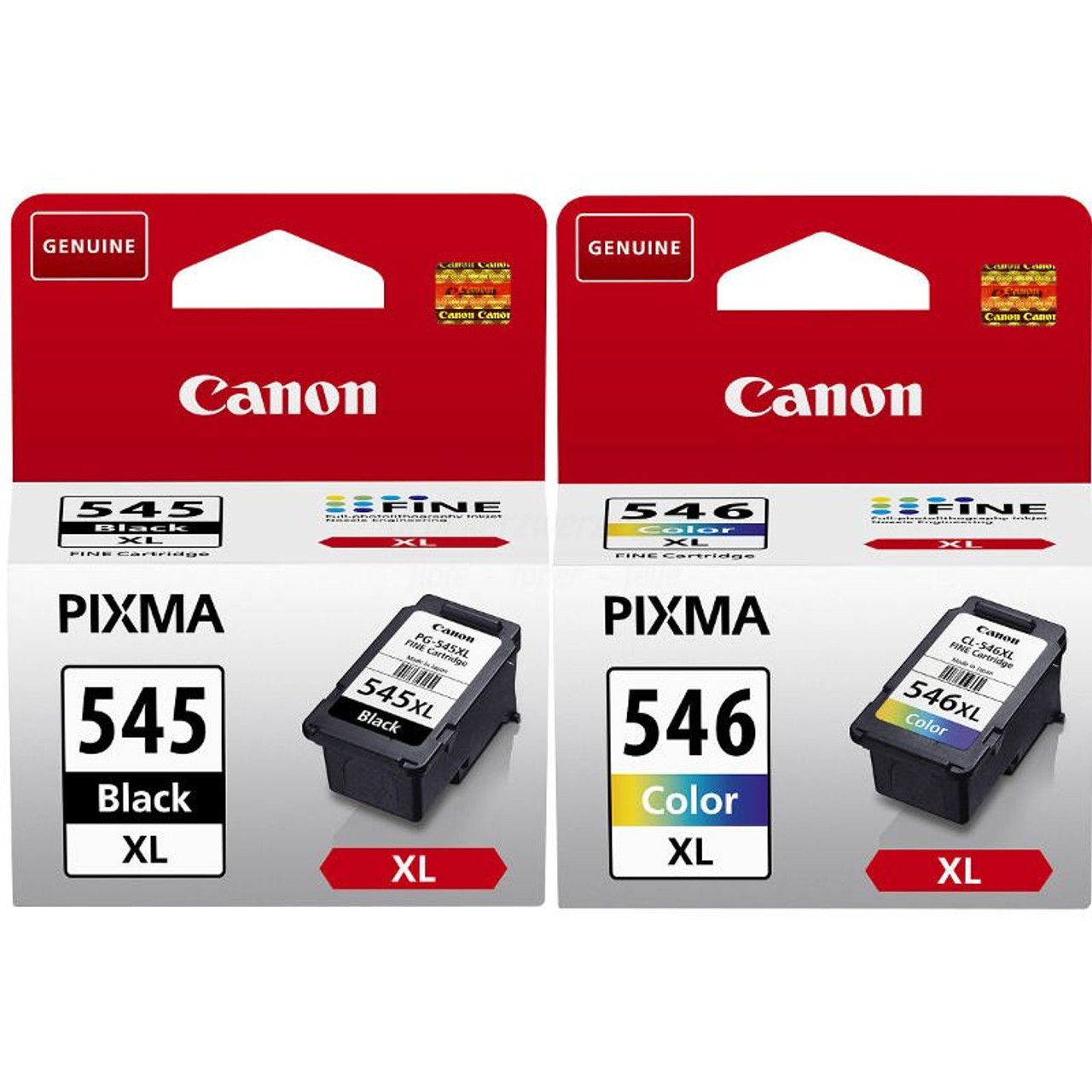 Original Canon PG545 / PG-545XL & CL546 / CL546-XL Ink Cartridges