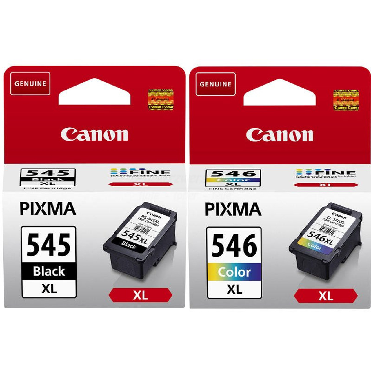 PG545XL Black & CL546XL Colour Ink Cartridge For Canon PIXMA TS3350 Printer