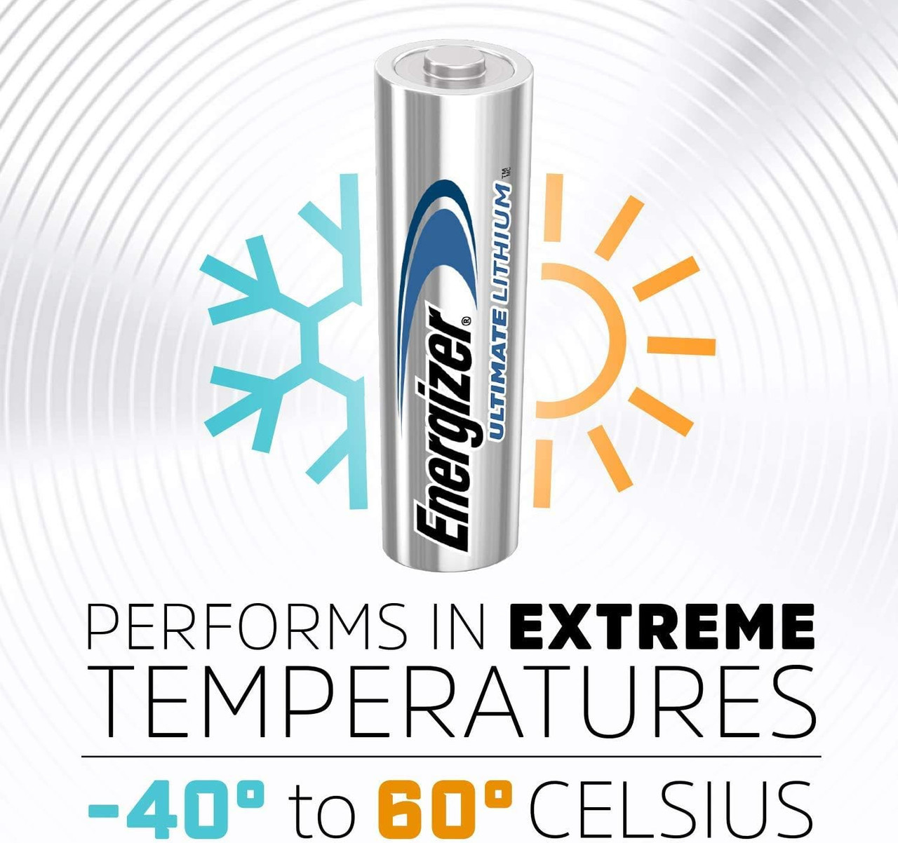 Energizer Ultimate Lithium AA Batteries, 10 Pack S15443, extreme temperature