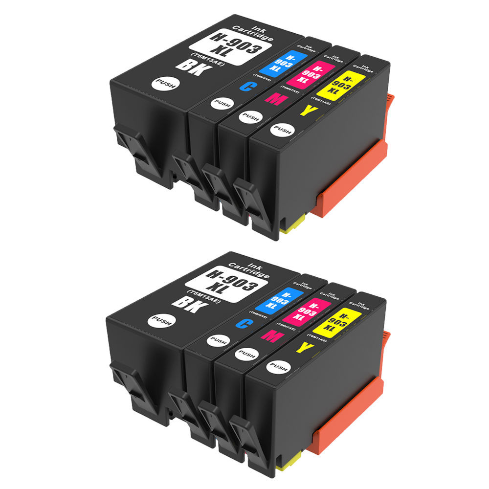 2x Sets of 4 HP 903XL Compatible Ink Cartridges. Only £28.95 inc VAT