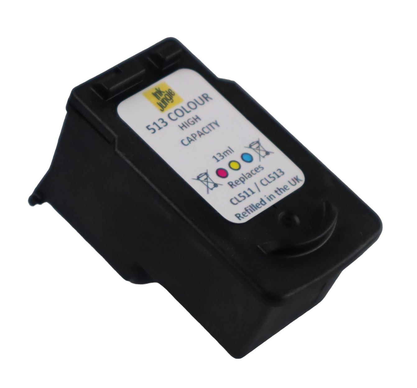 Refilled Canon CL513 Colour Ink Cartridge. £17.75 Free Delivery.