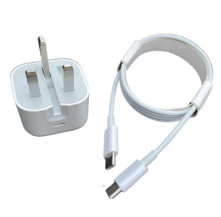 Fast 20W USB-C Power Adapter & USB-C to USB-C Data & Charging Cable