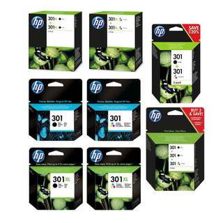 HP 301 Black Colour 301XL CH561EE CH562EE CH563EE CH564EE