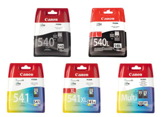 Original genuine Canon PG540 black CL541 Colour PG540L CL541XL ink cartridges