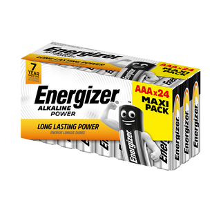 Energizer alkaline power AAA batteries 24x Pack