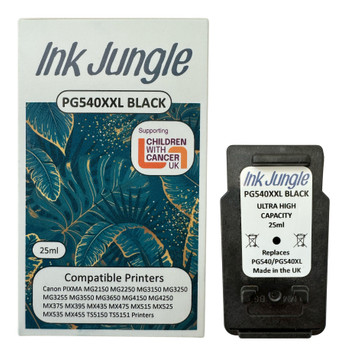Refilled Canon PG540XXL Black Ink Cartridge Pack
