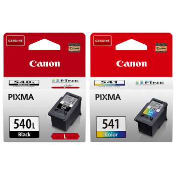 Canon Original PG540L Black and CL541 Colour Ink Cartridge Combo Pack 5222B012AA