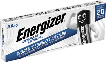 Energizer Ultimate Lithium AA Batteries, 10 Pack S15443