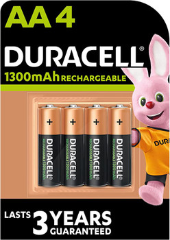 Duracell AA 2500mAh Recharge - Pack of 4