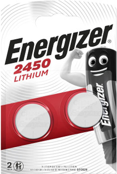 Energizer CR2450 Lithium Batteries - Pack of 2