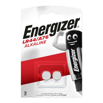 Energizer LR44 / A76 Batteries - Pack of 2 - LR44ENERGIZER2PK