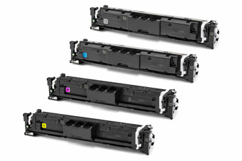 Set of 4 Ink Jungle HP 220X multipack W2200X W2201X W2202X W2203X Black cyan magenta yellow compatible laser toner cartridge with chip. HP 220X toner LaserJet Pro MFP 4302dw 4302fdn 4202dw 4302fdw 4202dn printers