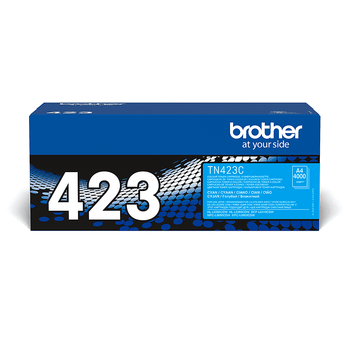 Original Brother TN-423 TN423C Cyan laser toner cartridge for Brother DCP-L8410CDW, Brother HL-L8260CDW, Brother HL-L8360CDW, Brother MFC-L8610CDW, Brother MFC-L8690CDW, Brother MFC-L8900CDW printers