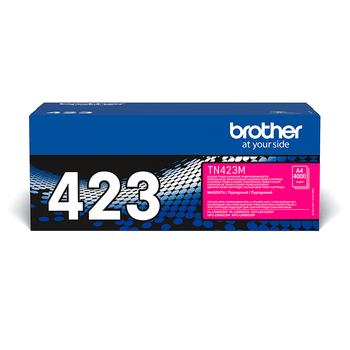 Original Brother TN-423 TN423M Magenta laser toner cartridge for Brother DCP-L8410CDW, Brother HL-L8260CDW, Brother HL-L8360CDW, Brother MFC-L8610CDW, Brother MFC-L8690CDW, Brother MFC-L8900CDW printers