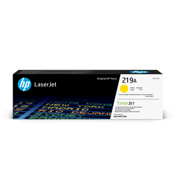 Original genuine HP 219A W2192A Yellow laser toner cartridge for HP LaserJet Pro 3202dn 3202dw 3302fdw 3302sdw 3302fdn 3302fdne 3302fdwe 3302fdne 3302sdwe 3302fdwe 3202dwe printers