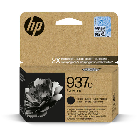 HP 937 and HP 937e EvoMore cartridges now in stock