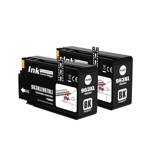2x HP 963XL Black Compatible Ink Cartridges 3JA30AE