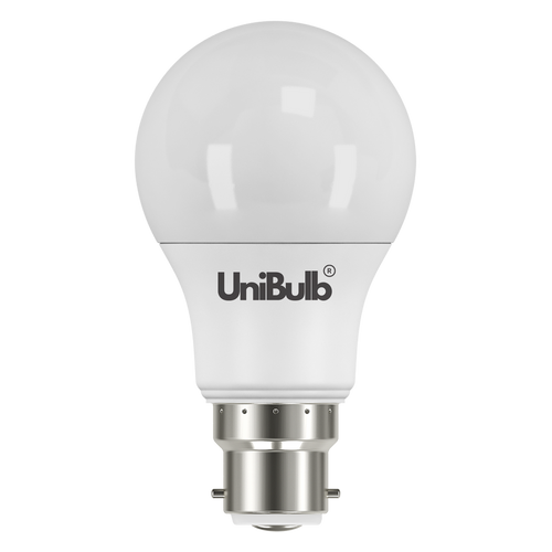 UniBulb LED GLS B22 470lm 4.2W 6500K (Daylight) Light bulb - Pack of 4 UniBulb LED GLS B22 470lm 4.2W 6500K (Daylight) Light bulb - Pack of 4