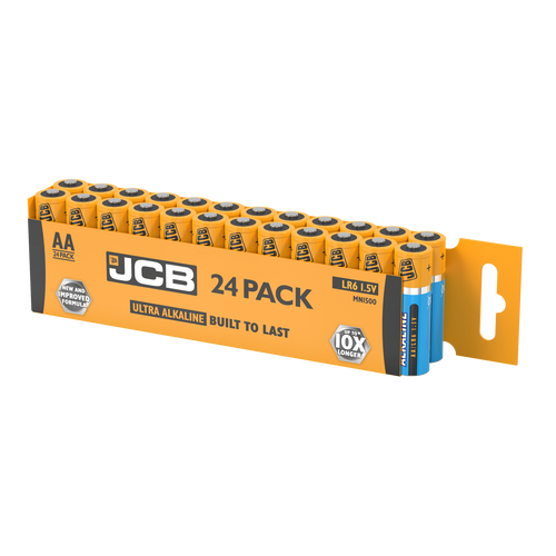 JCB AA Ultra Alkaline Batteries - Pack of 24