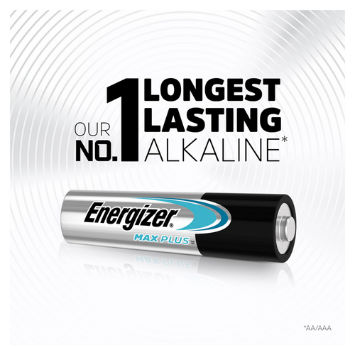 Energizer AA Max Plus Alkaline Batteries - Pack of 40