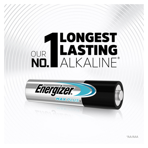 Energizer AAA Max Plus Alkaline Batteries - Pack of 40