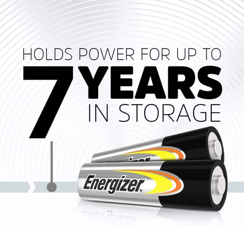 Energizer Alkaline Power AA Batteries - Pack of 4+1