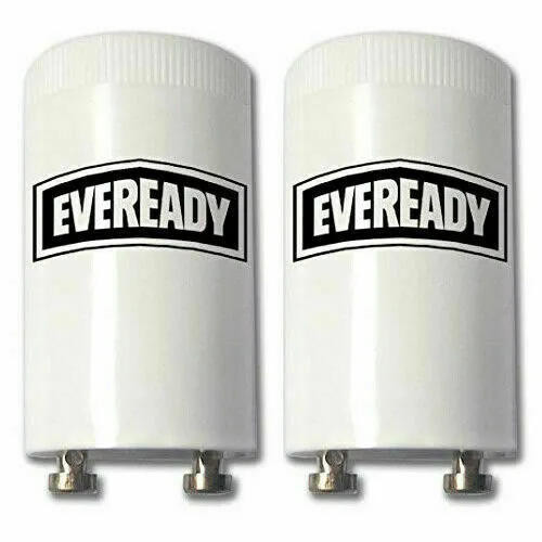 Shop Eveready FSU 4-65W Fluorescent tube Starters - Pack of 2