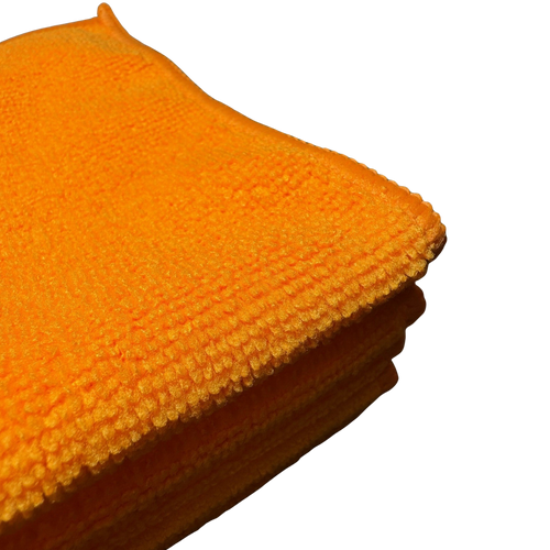 Microfibre Cloths (Orange) 30 x 30cm - Sold in multiple packs of 5