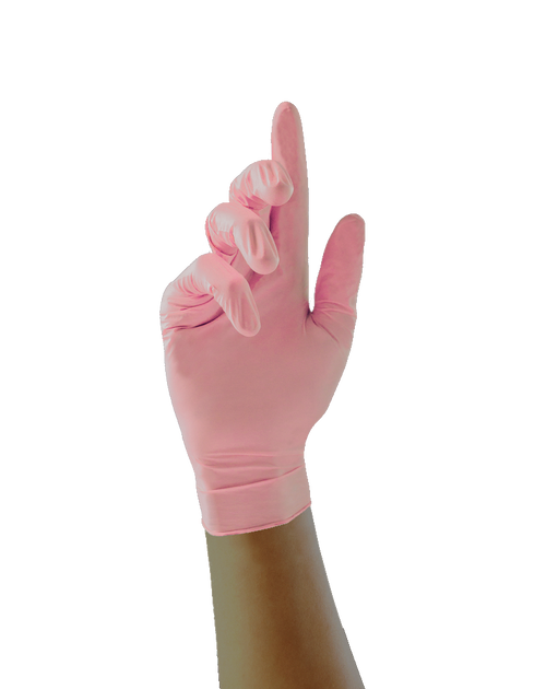 Unigloves Pink Pearl Small Medium Large XL extra large Box 100 Nitrile Gloves Powder and Latex free high quality GP0051 GP0052 GP0053 GP0054 GP0055