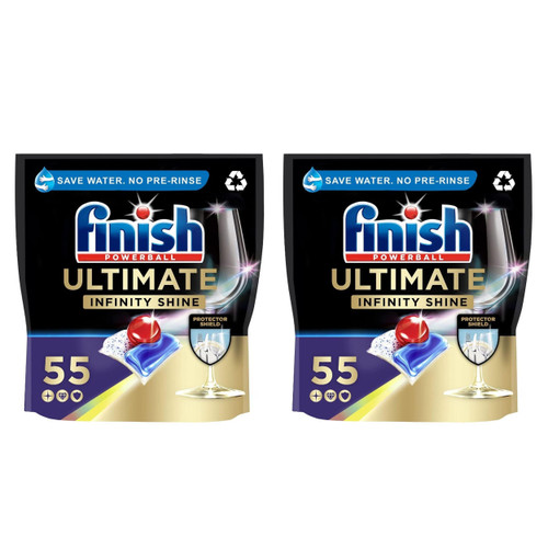 Finish Powerball Ultimate Infinity Dishwasher Tablets 55's