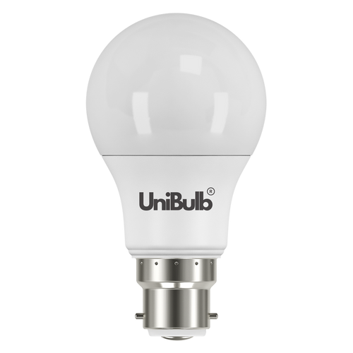 UniBulb LED GLS B22 806lm 7.3W 3000K (Warm White) Light bulb - Pack of 1 bulb