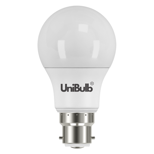 UniBulb LED GLS B22 806lm 7.3W 3000K (Warm White) Light bulb - Pack of 1 bulb