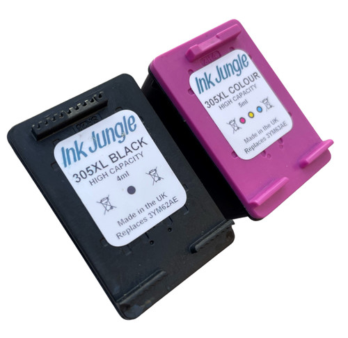 HP 305XL Black and Colour Refilled Ink Cartridge