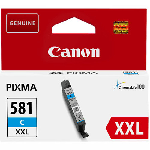 Canon Original CL581XXL Cyan Ink Cartridge Combo Pack 1995C001
