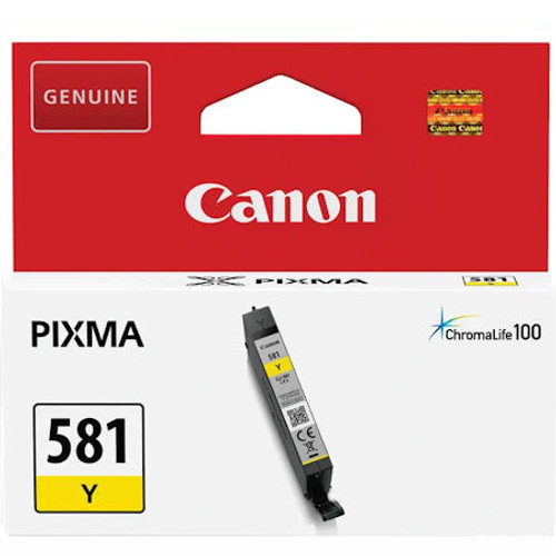 Original Canon CLI581 Yellow Ink Cartridge 2105C001
