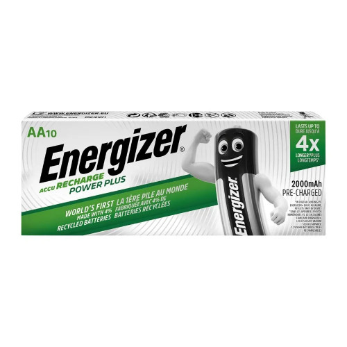 Energizer AA 2000mAh Rechargeable Batteries - Pack of 10 ENEAA2000MAHBP10