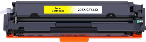 Ink Jungle HP 203X CF542X Yellow compatible laser toner cartridge with chip for HP LaserJet Pro M254dw M254nw M280nw M281fdn M281fdw Printers