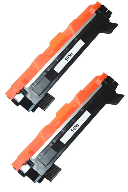 2x Original Brother TN1050 Black laser toner cartridge with chip for Brother DCP-1510, Brother DCP-1512, Brother DCP-1610W, Brother DCP-1612W, Brother DCP-1612WVB, Brother HL-1110, Brother HL-1112, Brother HL-1112A, Brother HL-1210W, Brother HL-1212W, Brother HL-1212WVB, Brother MFC-1810, Brother MFC-1910, Brother MFC-1910W Printers