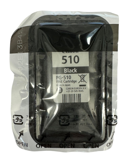 Original Canon PG510 Black Ink Cartridge 2970B001AA unboxed
